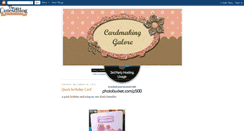 Desktop Screenshot of cardmakinggalore.blogspot.com