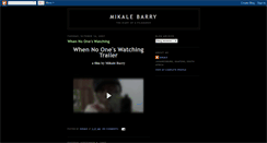 Desktop Screenshot of mikale-barry.blogspot.com