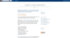 Desktop Screenshot of card--tarot.blogspot.com