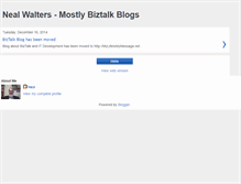 Tablet Screenshot of nealwalters.blogspot.com