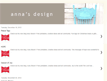 Tablet Screenshot of annasdesigns.blogspot.com