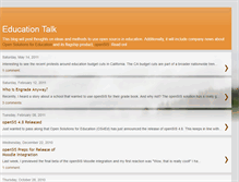 Tablet Screenshot of educationtalk.blogspot.com