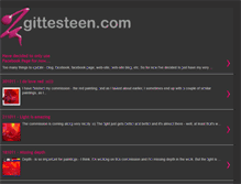 Tablet Screenshot of gittesteen.blogspot.com