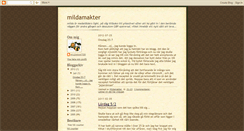 Desktop Screenshot of mildamakter.blogspot.com