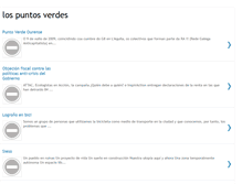 Tablet Screenshot of lospuntosverdes.blogspot.com