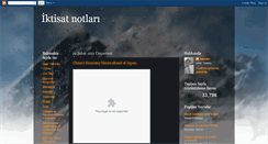 Desktop Screenshot of iktisatcininnotlari.blogspot.com