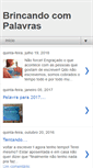 Mobile Screenshot of brincando-com-palavras.blogspot.com