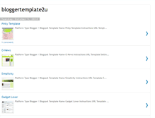 Tablet Screenshot of bloggertemplate2u.blogspot.com