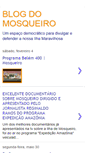 Mobile Screenshot of blogdomosqueiro.blogspot.com