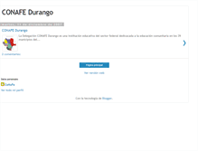 Tablet Screenshot of conafedurango.blogspot.com