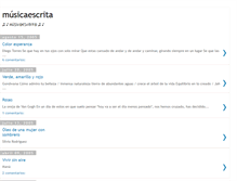 Tablet Screenshot of musicaescrita.blogspot.com