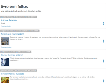 Tablet Screenshot of livrosemfolhas.blogspot.com