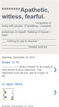 Mobile Screenshot of apatheticwitlessfearful.blogspot.com