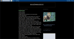 Desktop Screenshot of bugunbugece.blogspot.com