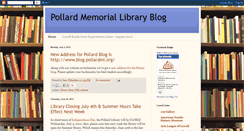 Desktop Screenshot of pollardmlibrary.blogspot.com