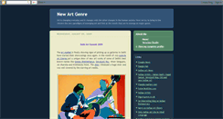 Desktop Screenshot of newartgenre.blogspot.com
