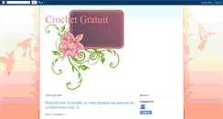 Desktop Screenshot of crochetgratuit.blogspot.com