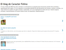 Tablet Screenshot of caracterfelino.blogspot.com