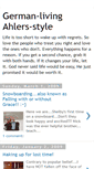 Mobile Screenshot of german-living-ahlers-style.blogspot.com