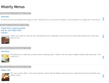 Tablet Screenshot of miserly-menus.blogspot.com
