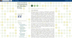 Desktop Screenshot of contaminacion-desechossolidos.blogspot.com