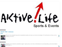 Tablet Screenshot of aktive-life.blogspot.com