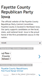 Mobile Screenshot of fayettecountyrepublicanpartyiowa.blogspot.com