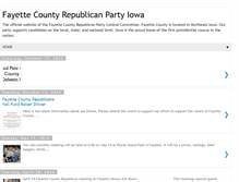 Tablet Screenshot of fayettecountyrepublicanpartyiowa.blogspot.com