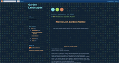 Desktop Screenshot of gardenlandscapesblog.blogspot.com