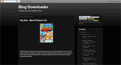 Desktop Screenshot of blogdownloader.blogspot.com