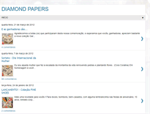 Tablet Screenshot of diamond-papers.blogspot.com