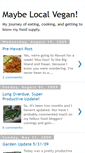 Mobile Screenshot of maybevegan.blogspot.com
