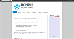Desktop Screenshot of exercisescienceucniss.blogspot.com