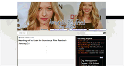 Desktop Screenshot of amandaseyfriedblogsource.blogspot.com