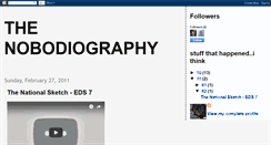 Desktop Screenshot of nobidiography.blogspot.com