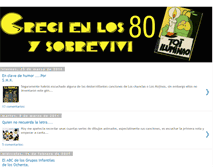 Tablet Screenshot of crecienlos80.blogspot.com