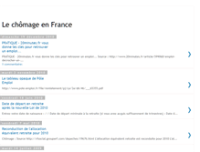 Tablet Screenshot of chomeurenfrance.blogspot.com