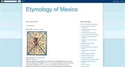 Desktop Screenshot of etymologyofmexico.blogspot.com