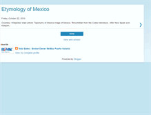 Tablet Screenshot of etymologyofmexico.blogspot.com