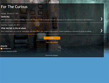 Tablet Screenshot of forthecurious.blogspot.com