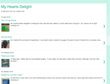 Tablet Screenshot of myheartdelight.blogspot.com