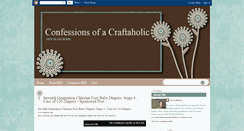 Desktop Screenshot of confessionsofacraftaholic.blogspot.com