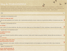Tablet Screenshot of blogdeitabaianinha.blogspot.com