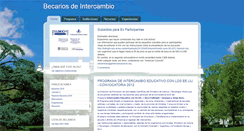 Desktop Screenshot of becarios-intercambio.blogspot.com