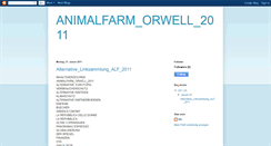 Desktop Screenshot of animalfarmorwell2011-mn.blogspot.com