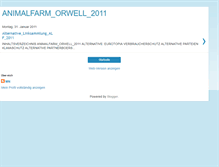 Tablet Screenshot of animalfarmorwell2011-mn.blogspot.com