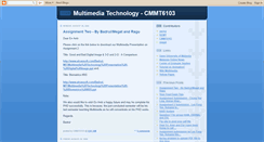 Desktop Screenshot of cmmt6103.blogspot.com