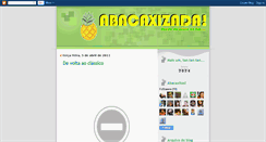 Desktop Screenshot of abacaxizada.blogspot.com