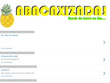 Tablet Screenshot of abacaxizada.blogspot.com