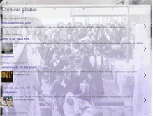 Tablet Screenshot of cronicasgitanas.blogspot.com